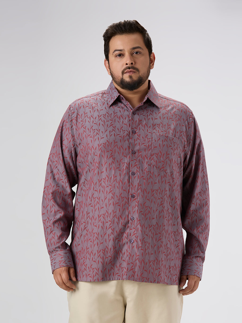 Plus Size Evening Shirt | 4XL - 10XL | 100% Cotton | Onion