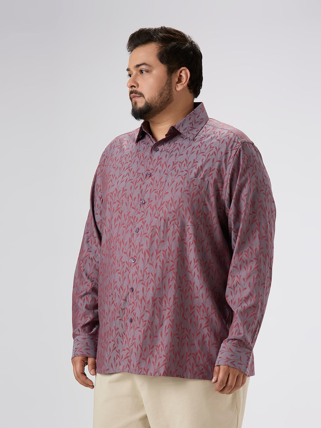 Plus Size Evening Shirt | 4XL - 10XL | 100% Cotton | Onion
