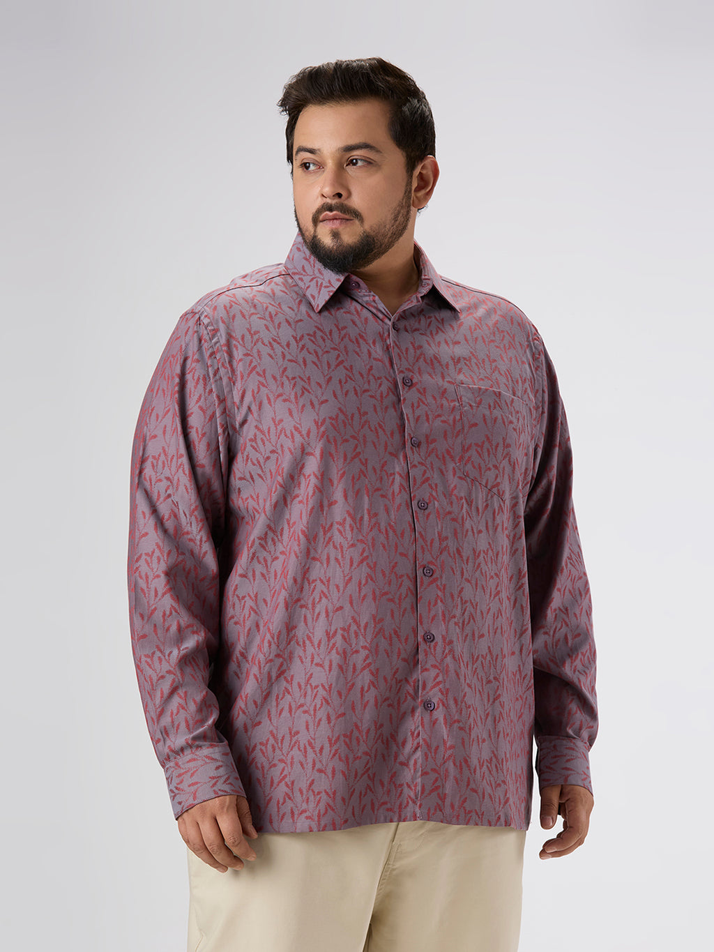 Plus Size Evening Shirt | 4XL - 10XL | 100% Cotton | Onion