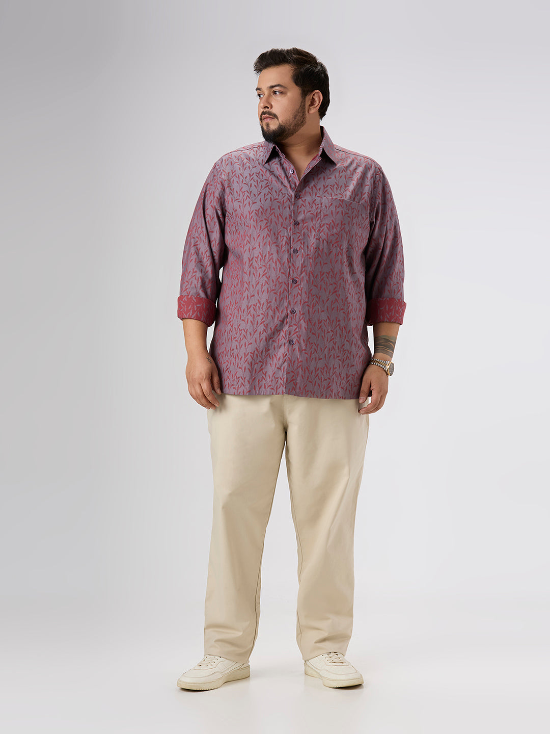 Plus Size Evening Shirt | 4XL - 10XL | 100% Cotton | Onion