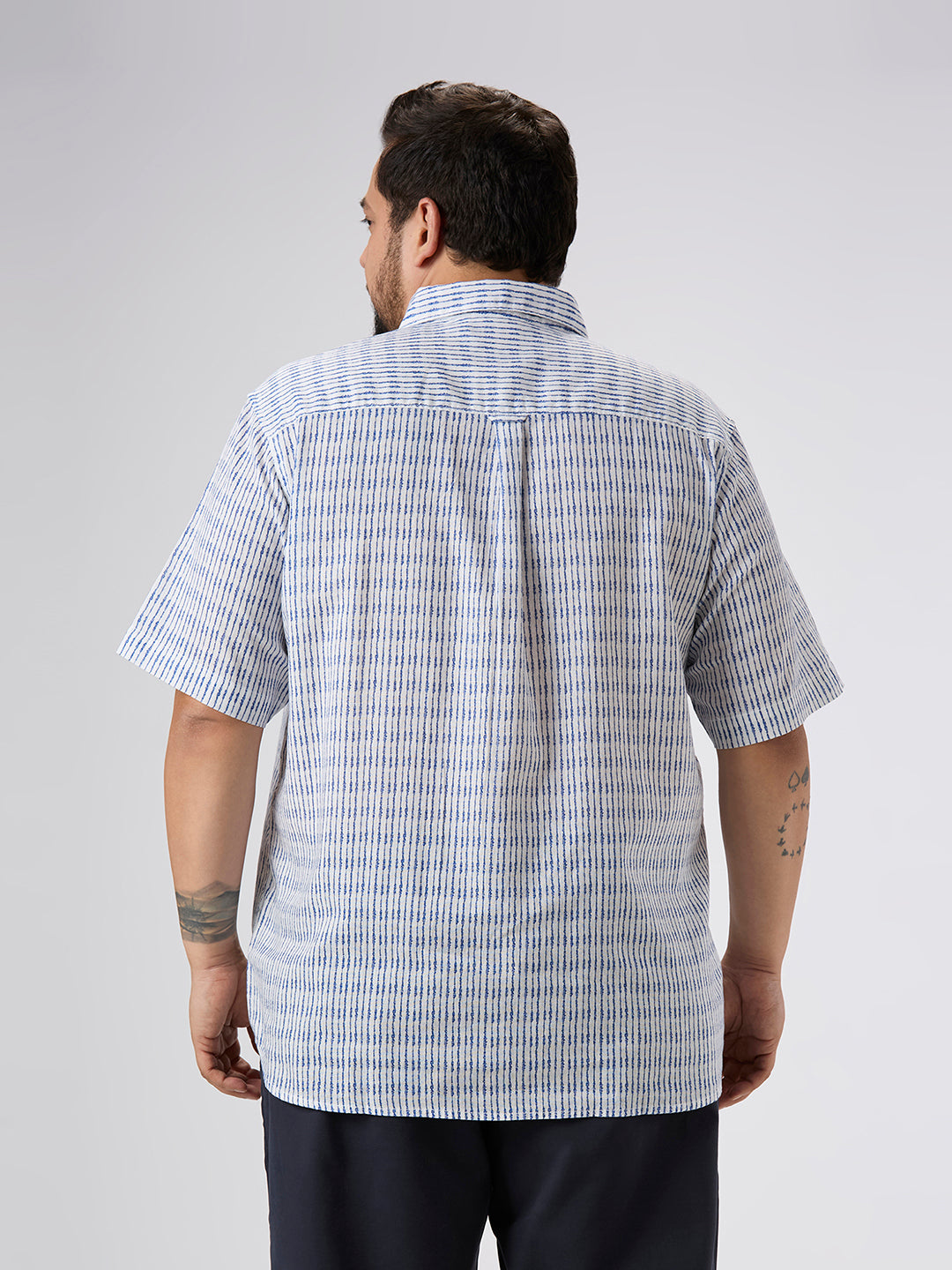 Plus Size Casual Shirt | 4XL-10XL | Blue