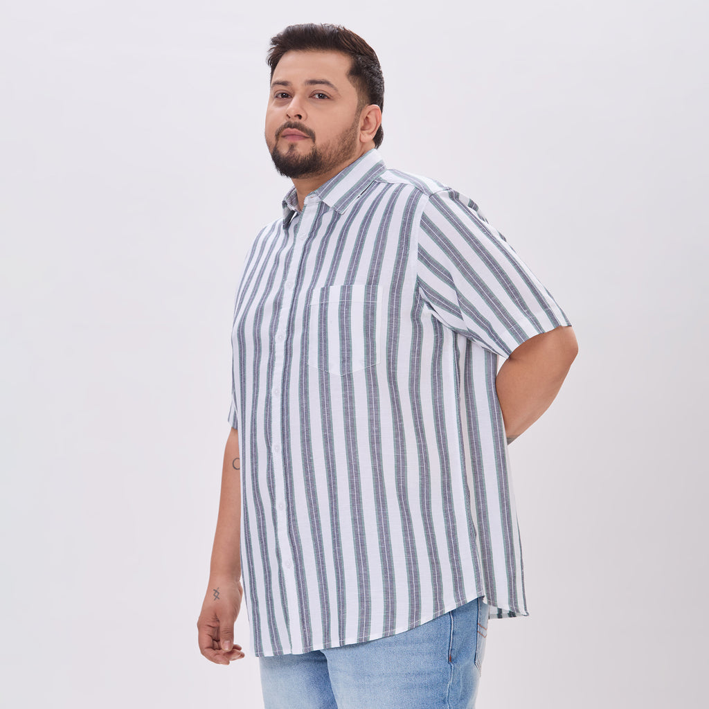 Plus Size Casual Shirt | 4XL-9XL | White