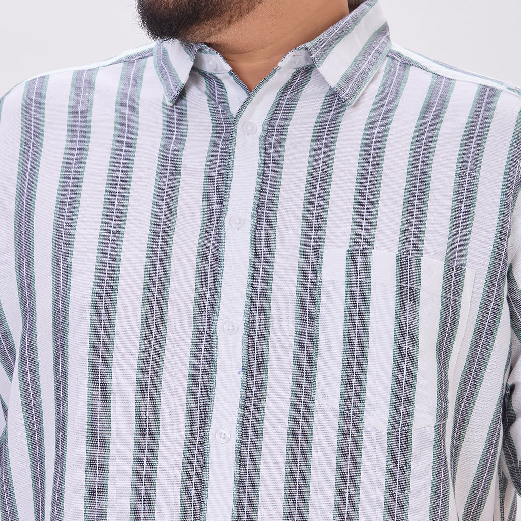 Plus Size Casual Shirt | 4XL-9XL | White