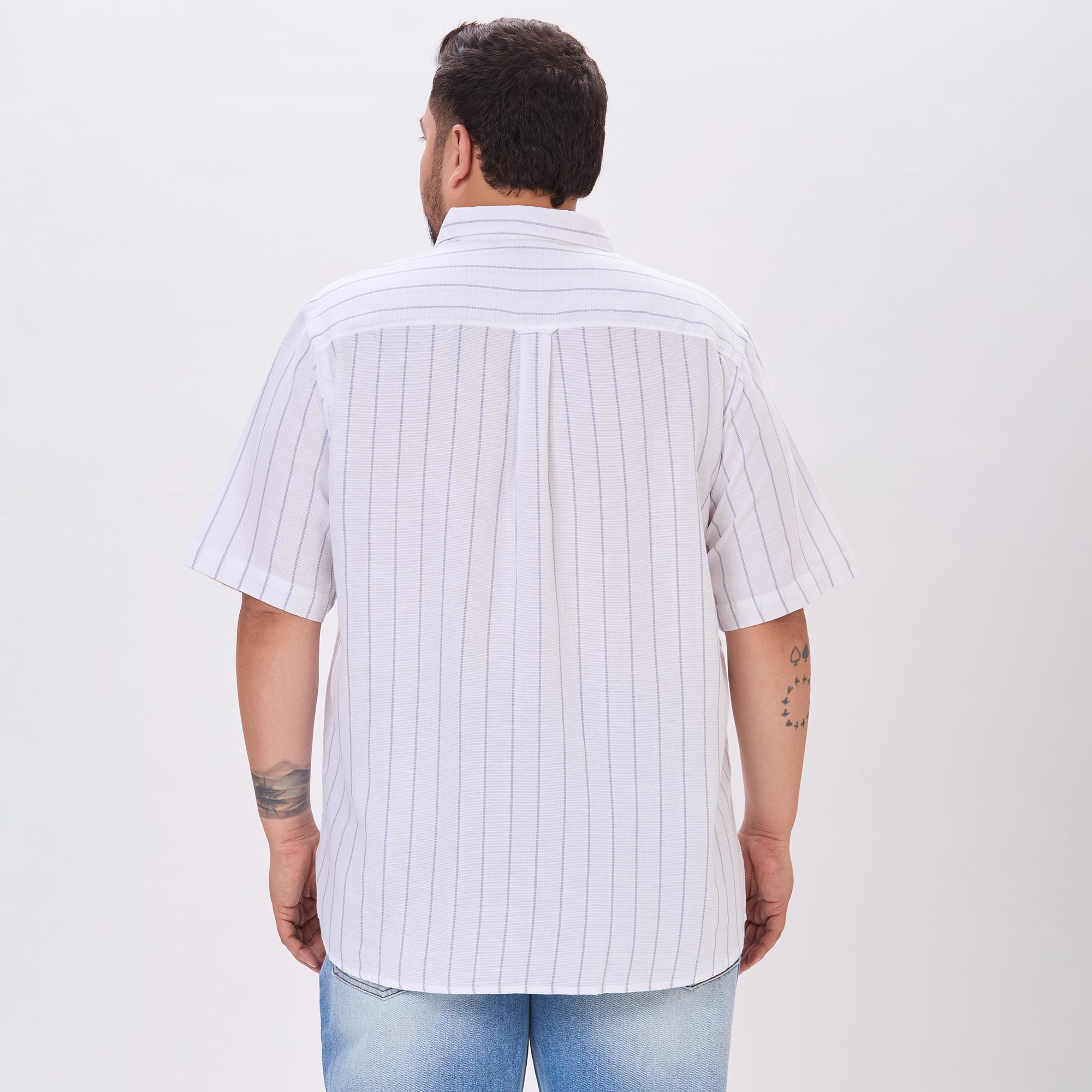 Plus Size Casual Shirt | 4XL-9XL | White