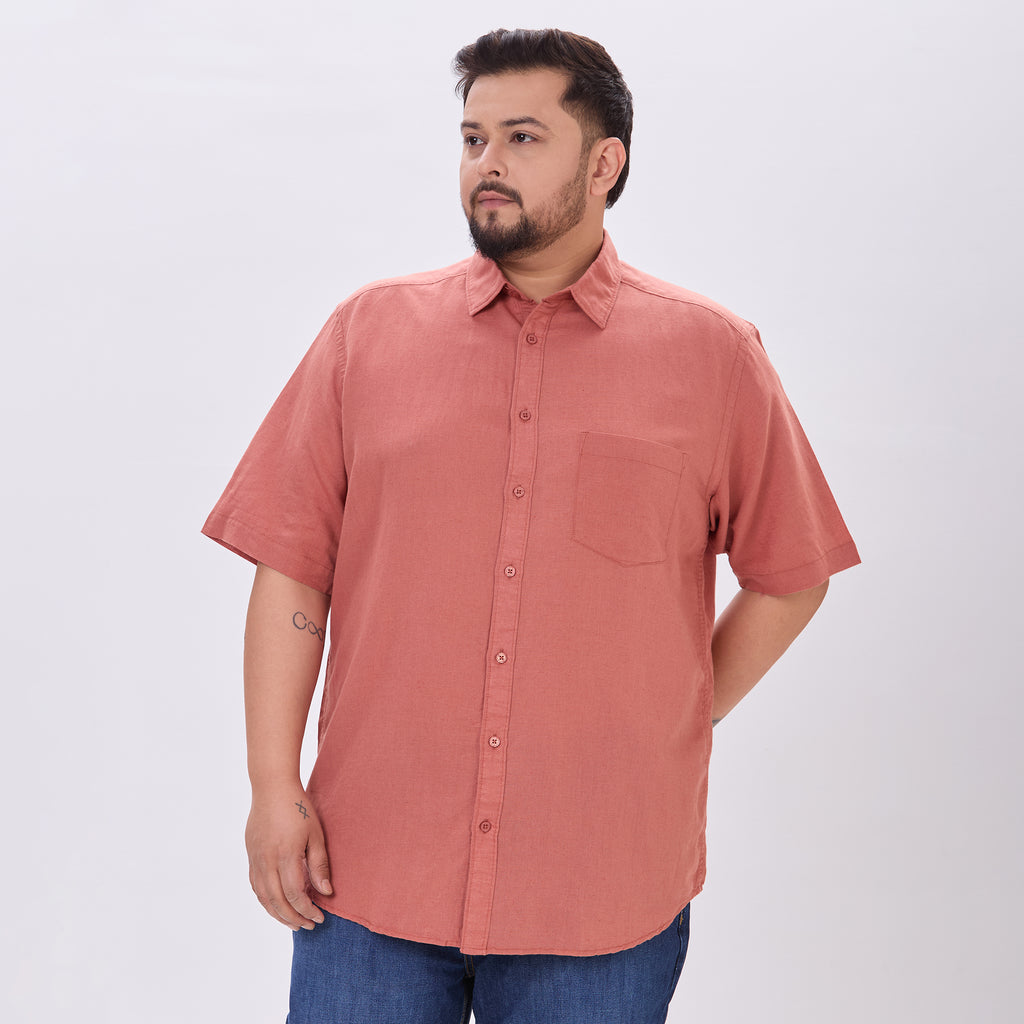 Plus Size Casual Shirt | 4XL-10XL | Rust