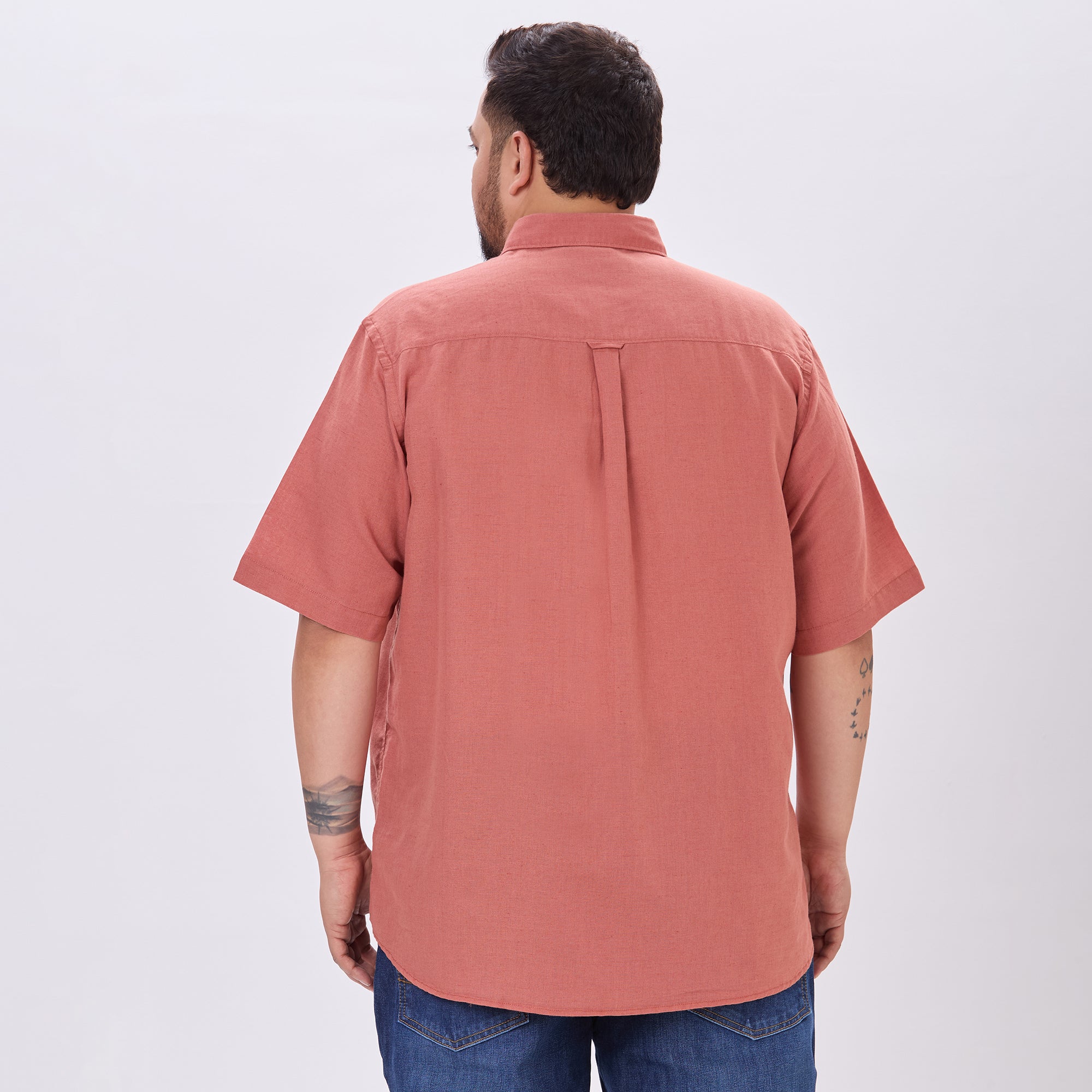 Plus Size Casual Shirt | 4XL-10XL | Rust