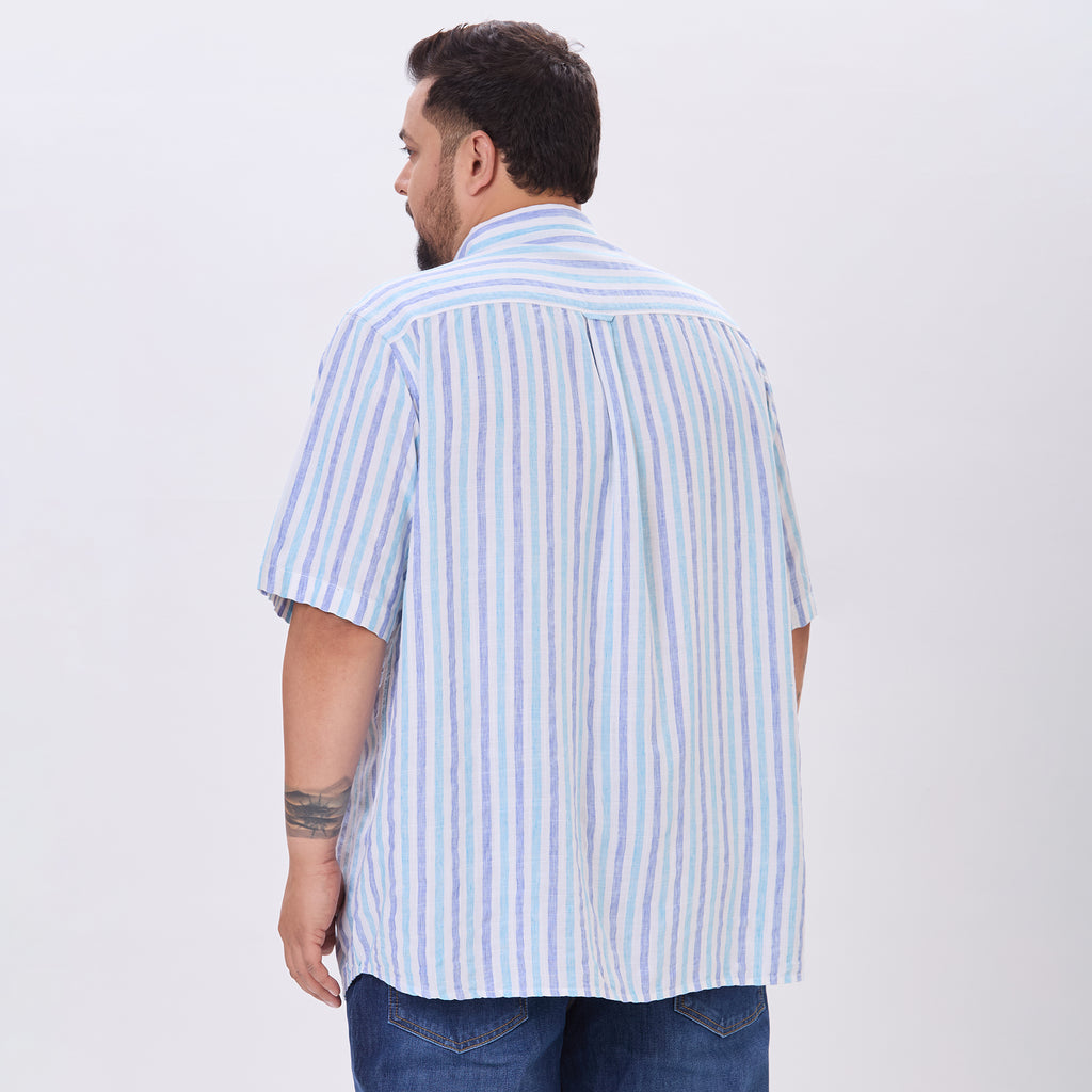 Plus Size Casual Shirt | 4XL-9XL | Blue