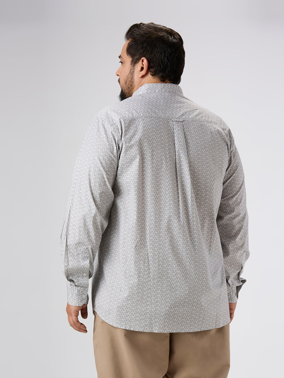 Plus Size Evening Shirt | 4XL - 10XL | White