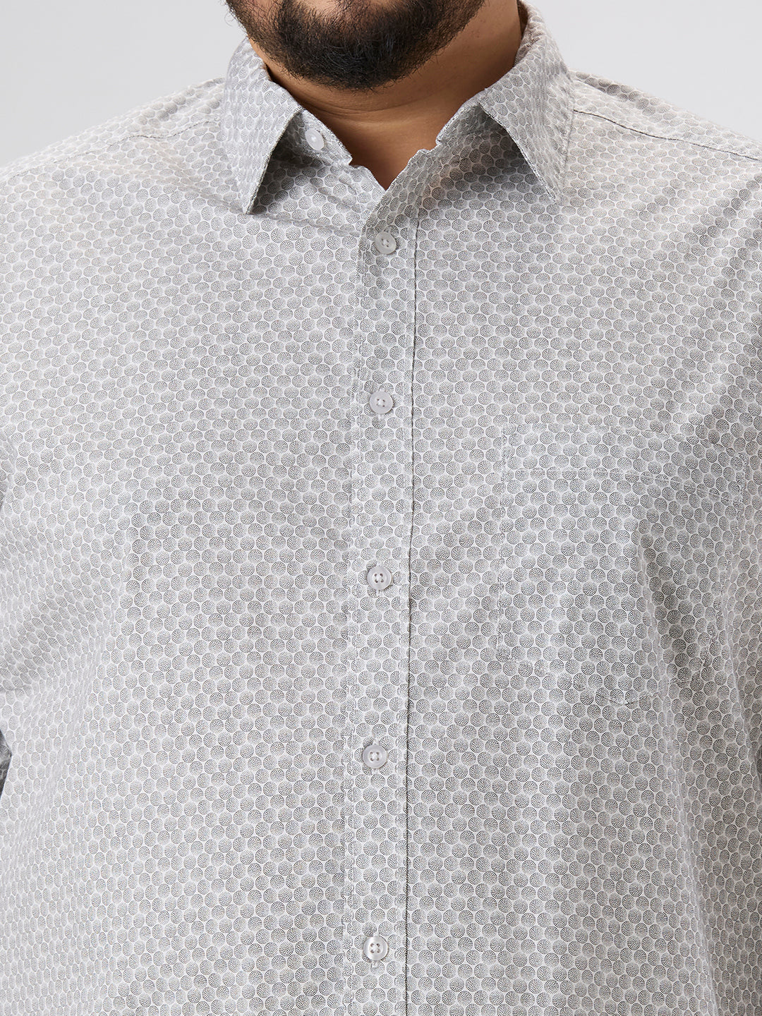 Plus Size Evening Shirt | 4XL - 10XL | White