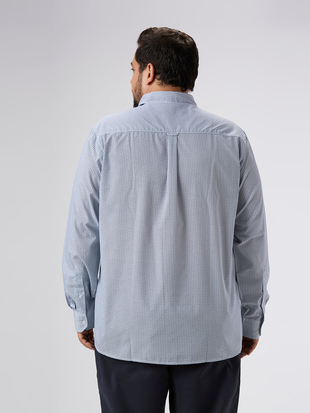 Plus Size Evening Shirt | 4XL - 10XL | Navy