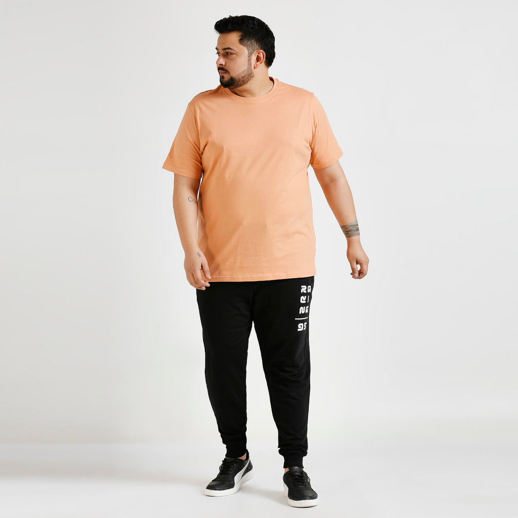 Plus Size Jogger | 100% Cotton | Black