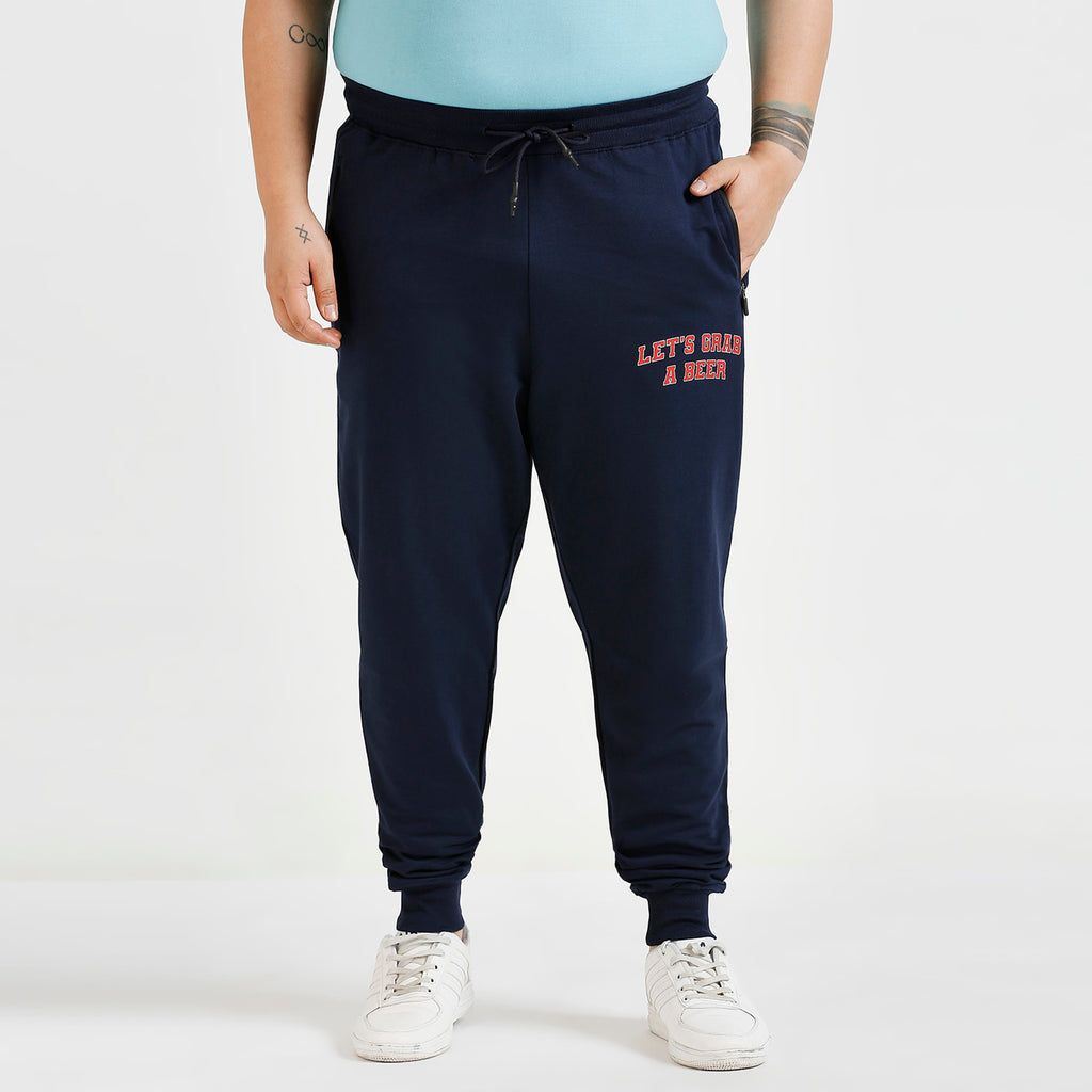 Plus Size Jogger | 100% Cotton | Navy