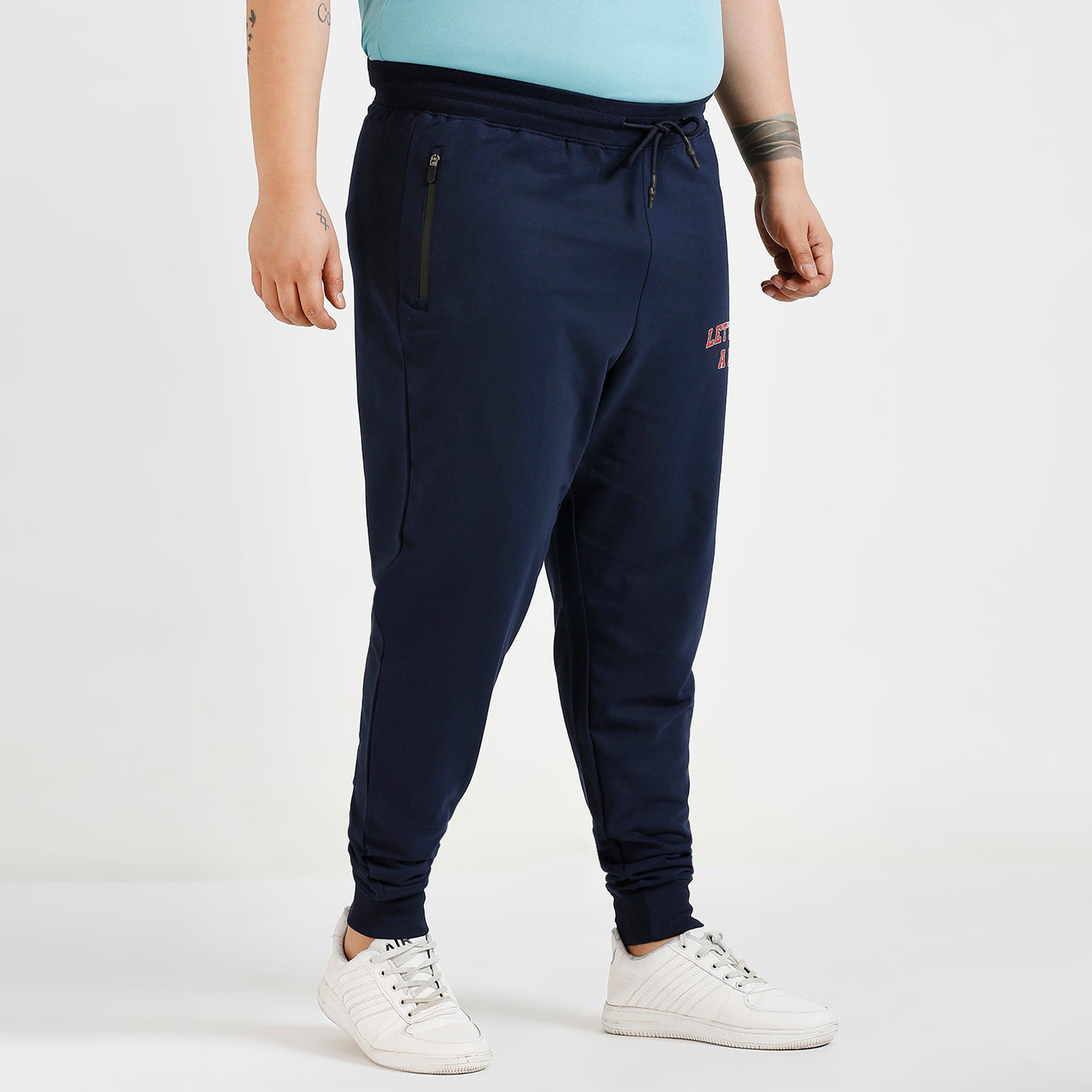 Plus Size Jogger | 100% Cotton | Navy
