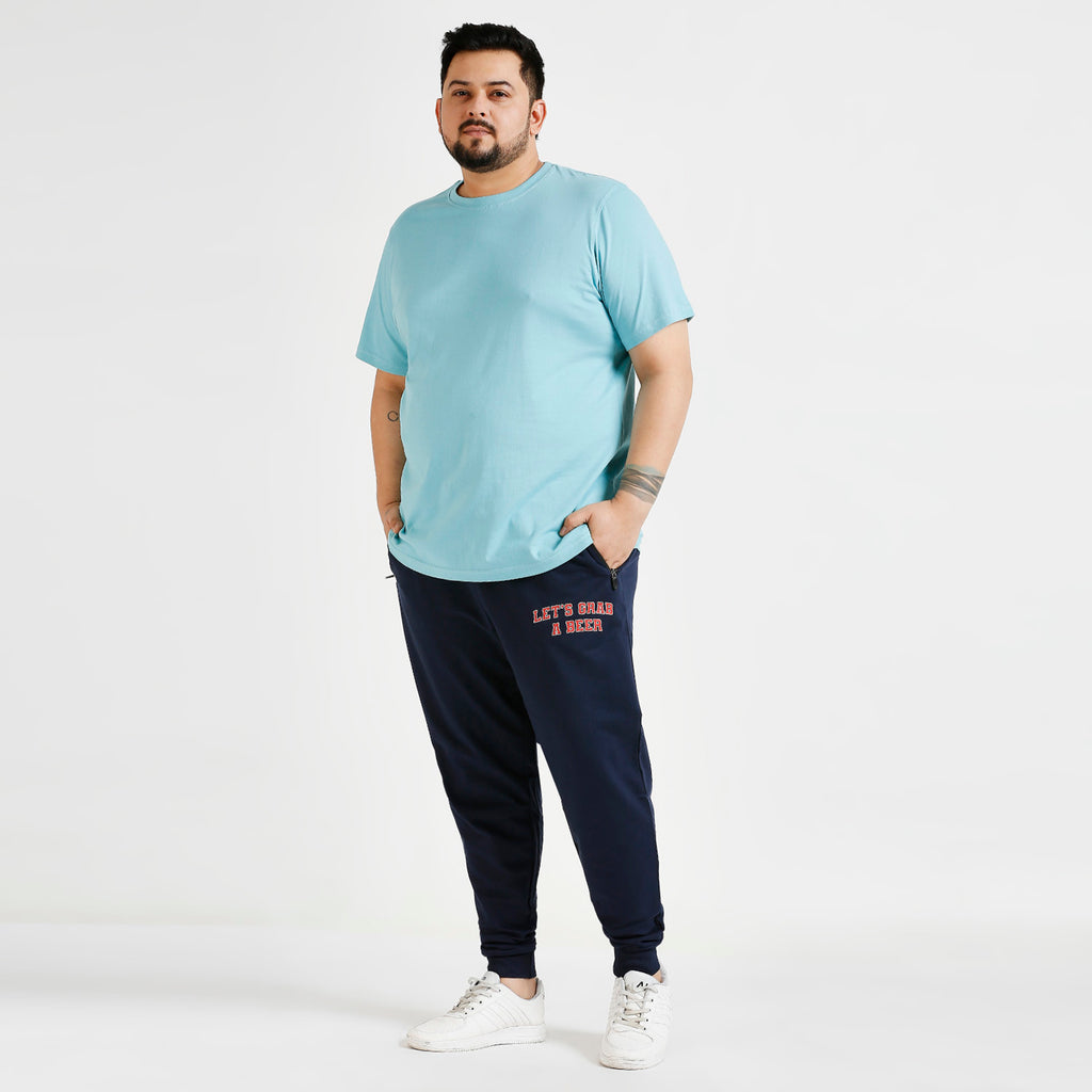 Plus Size Jogger | 100% Cotton | Navy