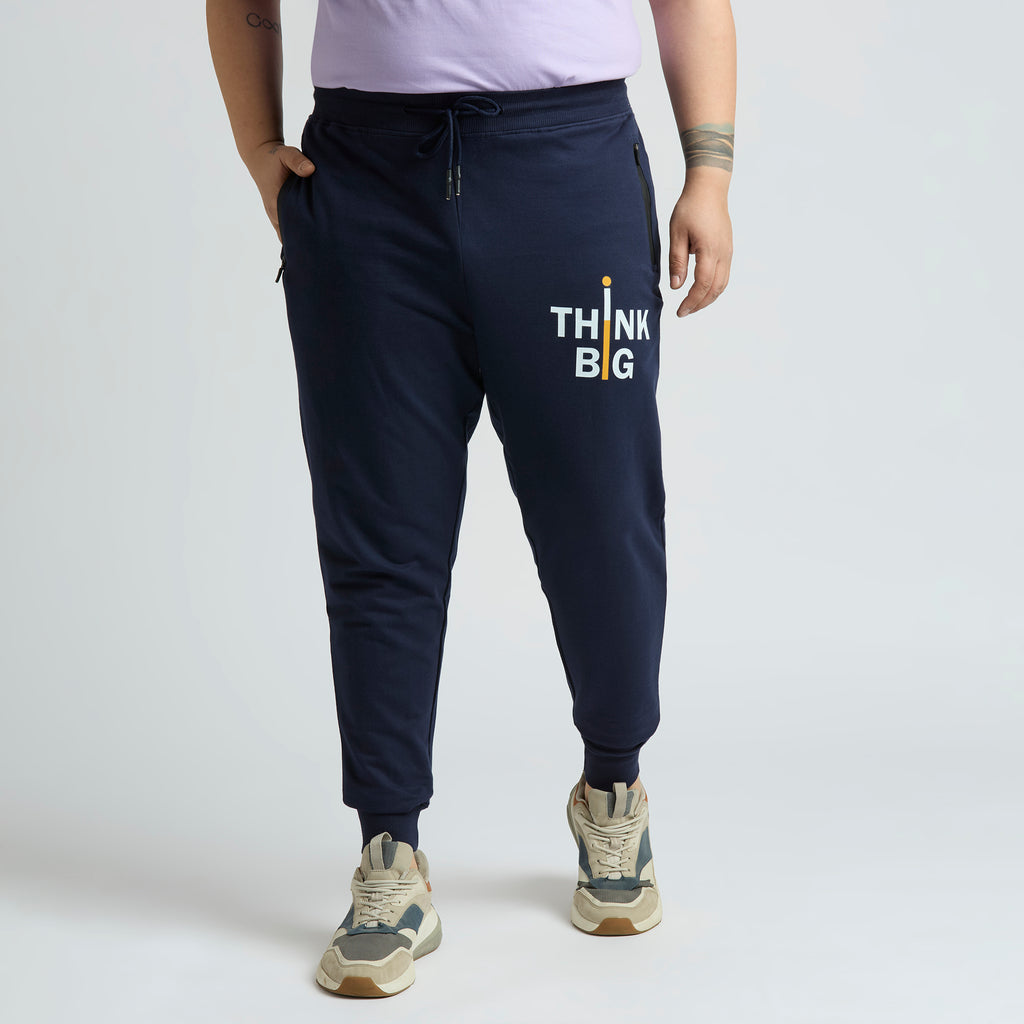 Plus Size Jogger | 100% Cotton | Navy