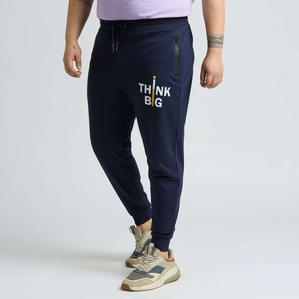 Plus Size Jogger | 100% Cotton | Navy