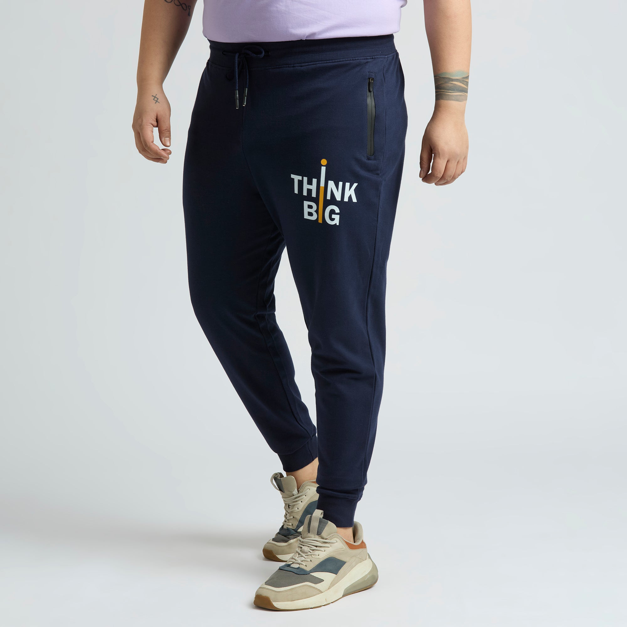 Plus Size Jogger | 100% Cotton | Navy