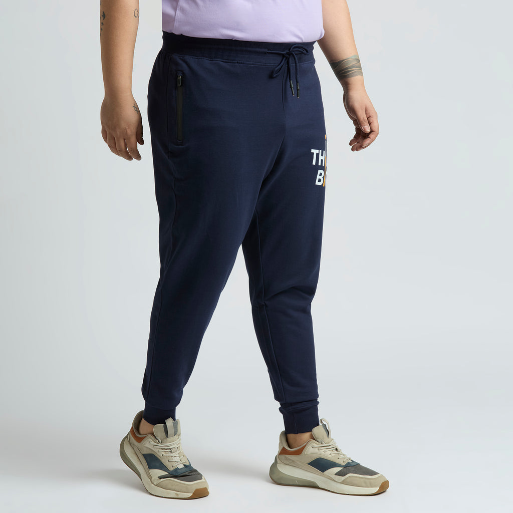 Plus Size Jogger | 100% Cotton | Navy