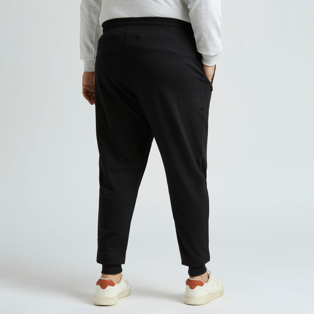 Plus Size Jogger | 100% Cotton | Black
