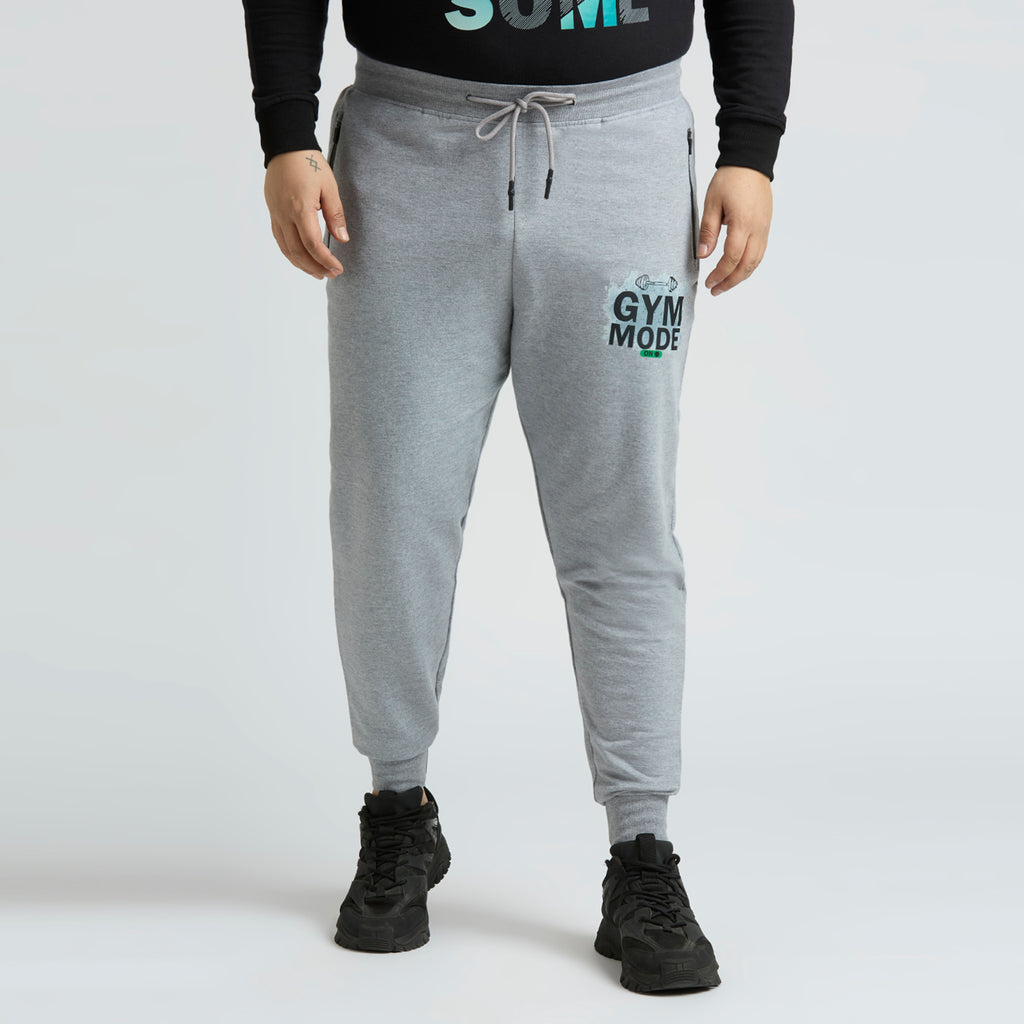 Plus Size Jogger | Grey Melange