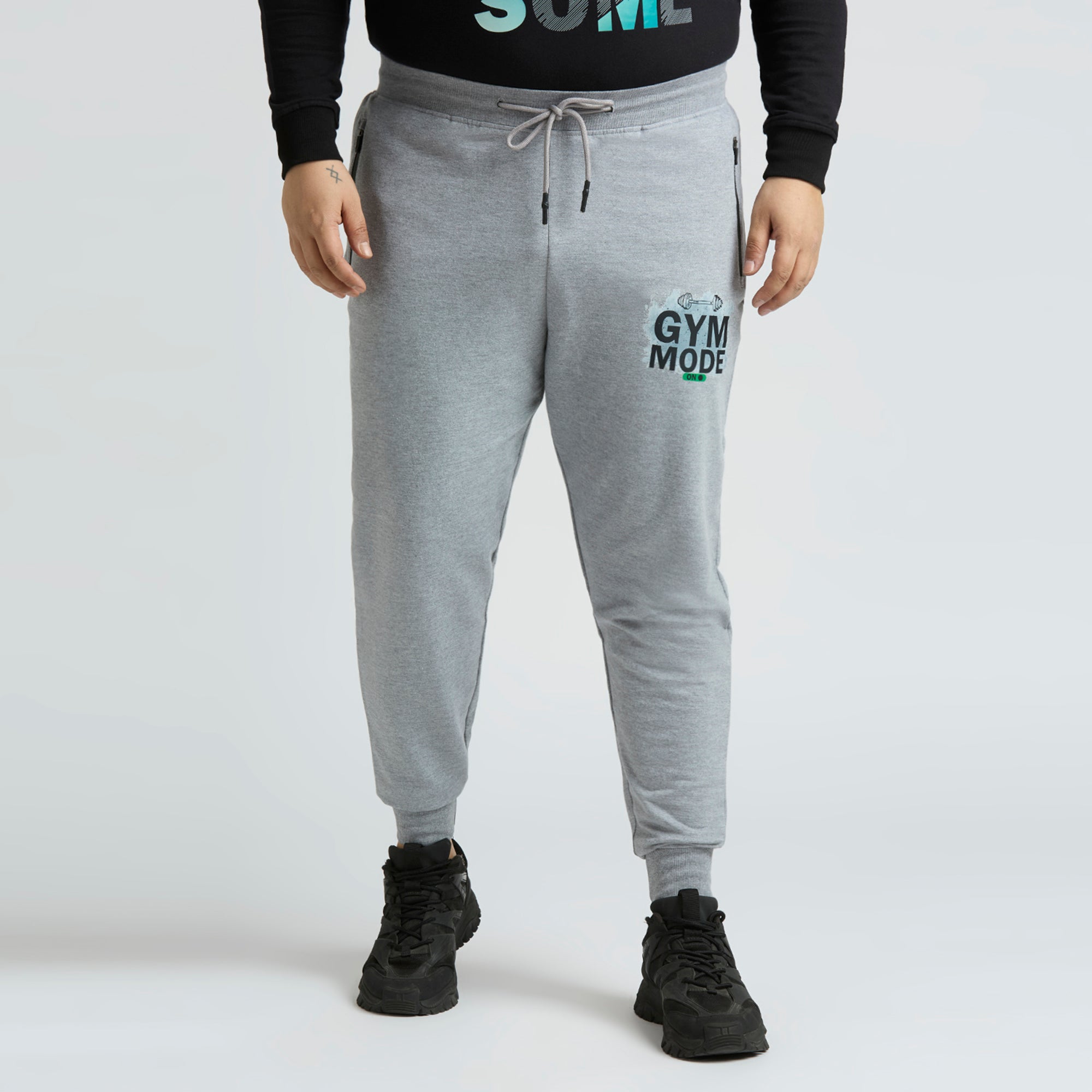 Plus Size Jogger | Grey Melange