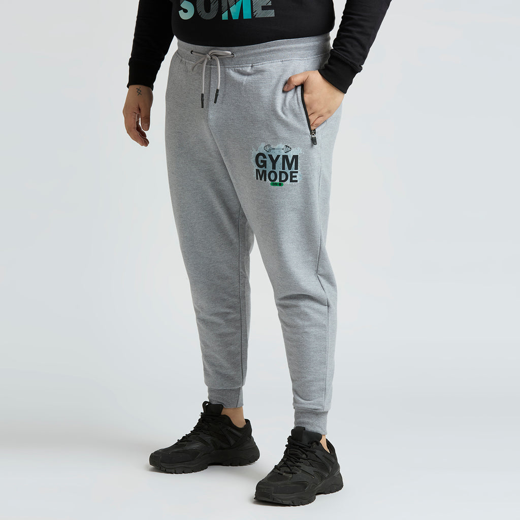 Plus Size Jogger | Grey Melange
