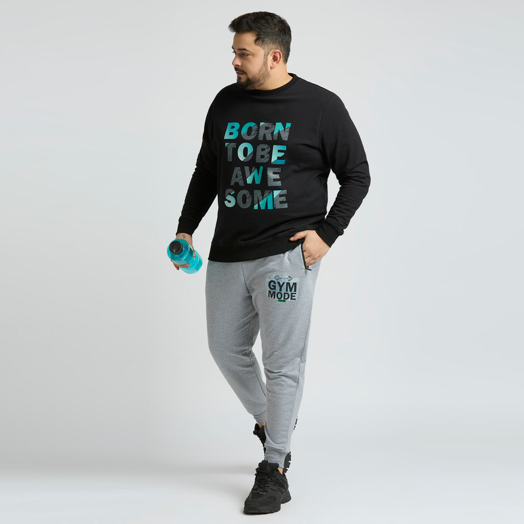 Plus Size Jogger | Grey Melange