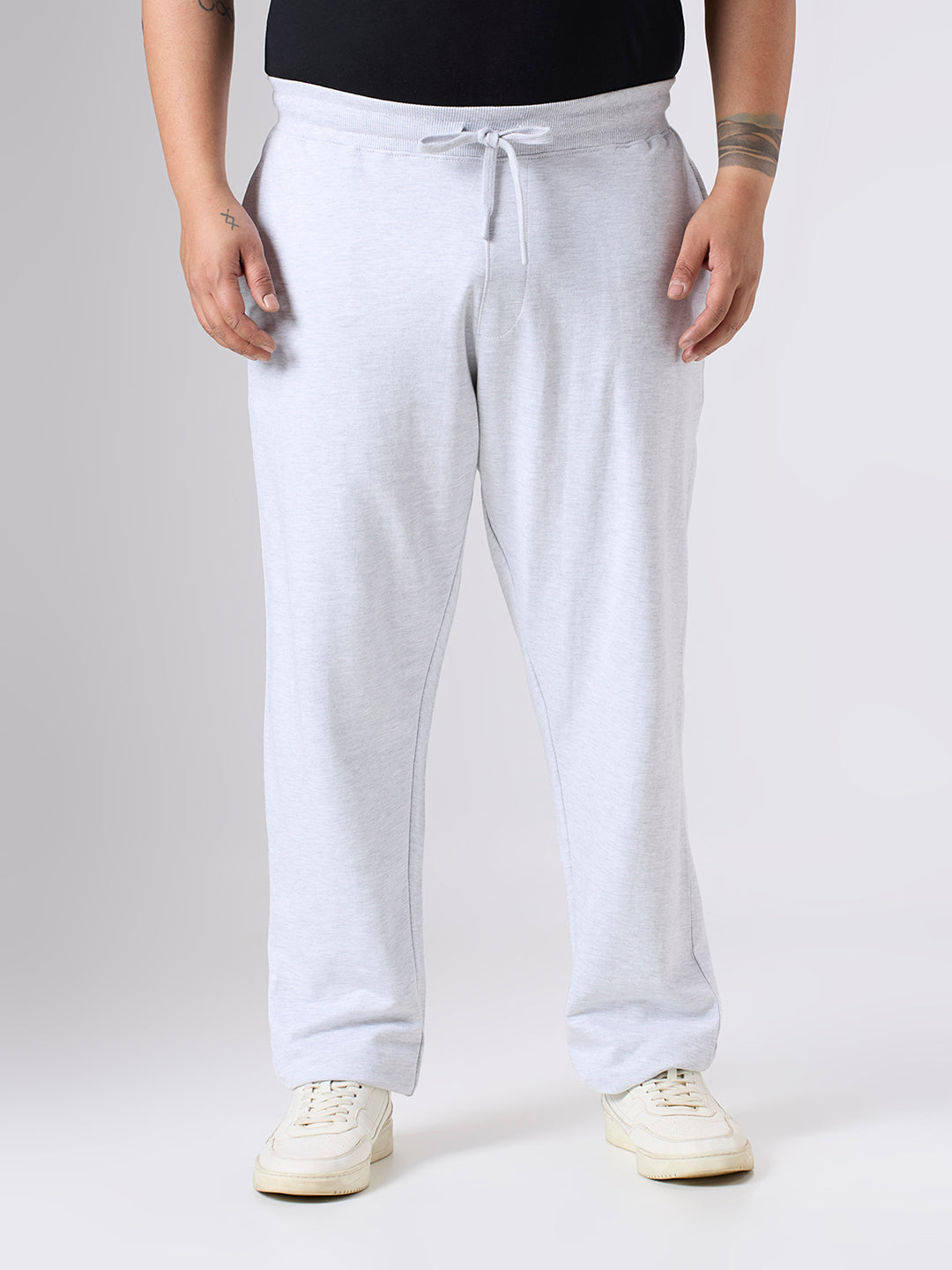 Plus Size Track Pant | 100% Cotton | Grey