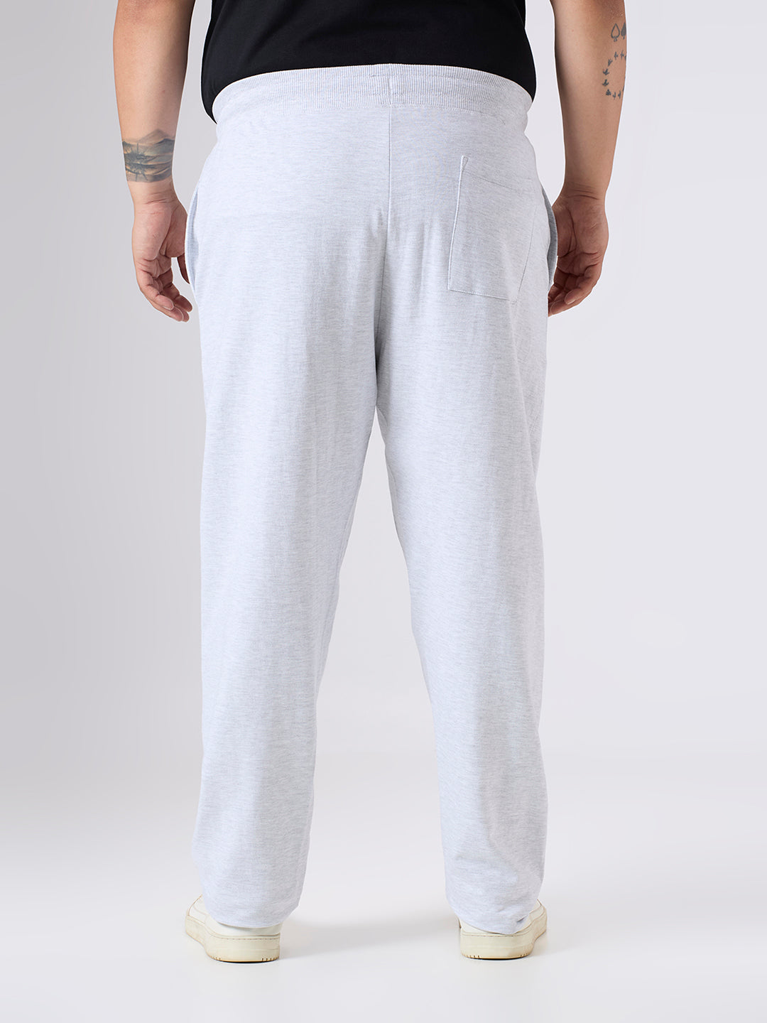 Plus Size Track Pant | 100% Cotton | Grey