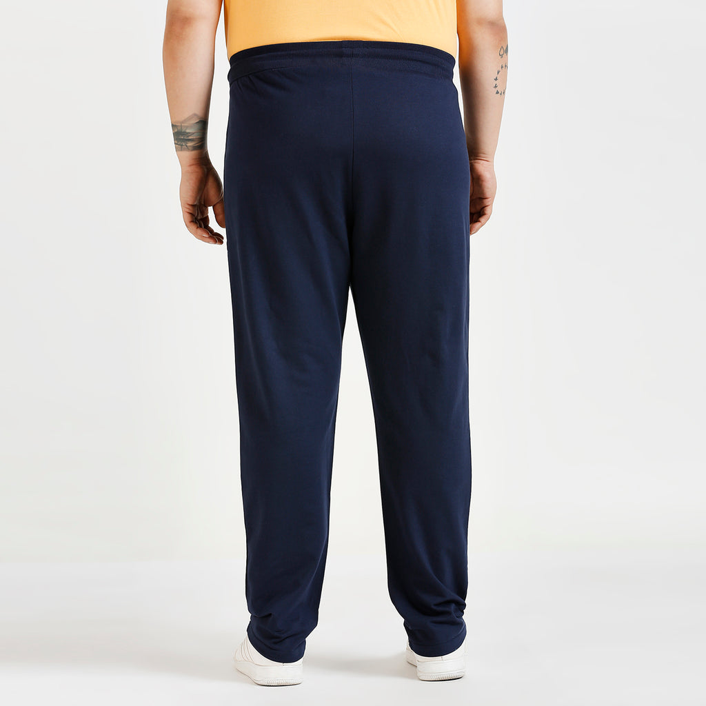 Plus Size Track Pant | 100% Cotton | Navy