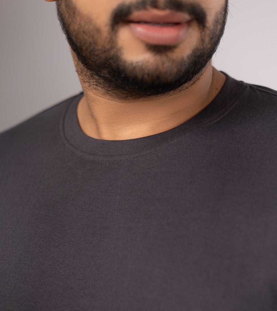 Plus Size Core T-shirt | 4XL - 10XL | 100% Cotton | Grey