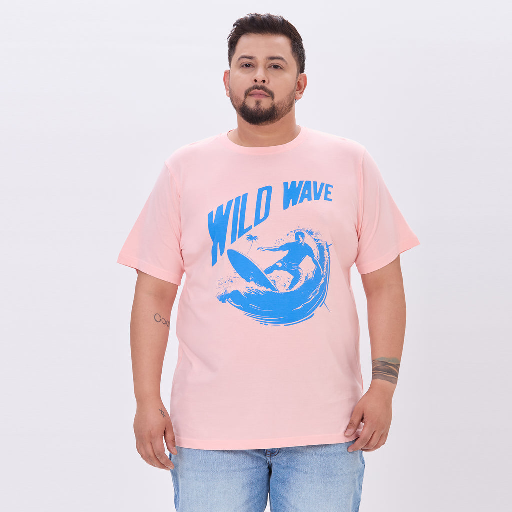 Plus Size Graphic T-shirt | 4XL - 10XL | Pink