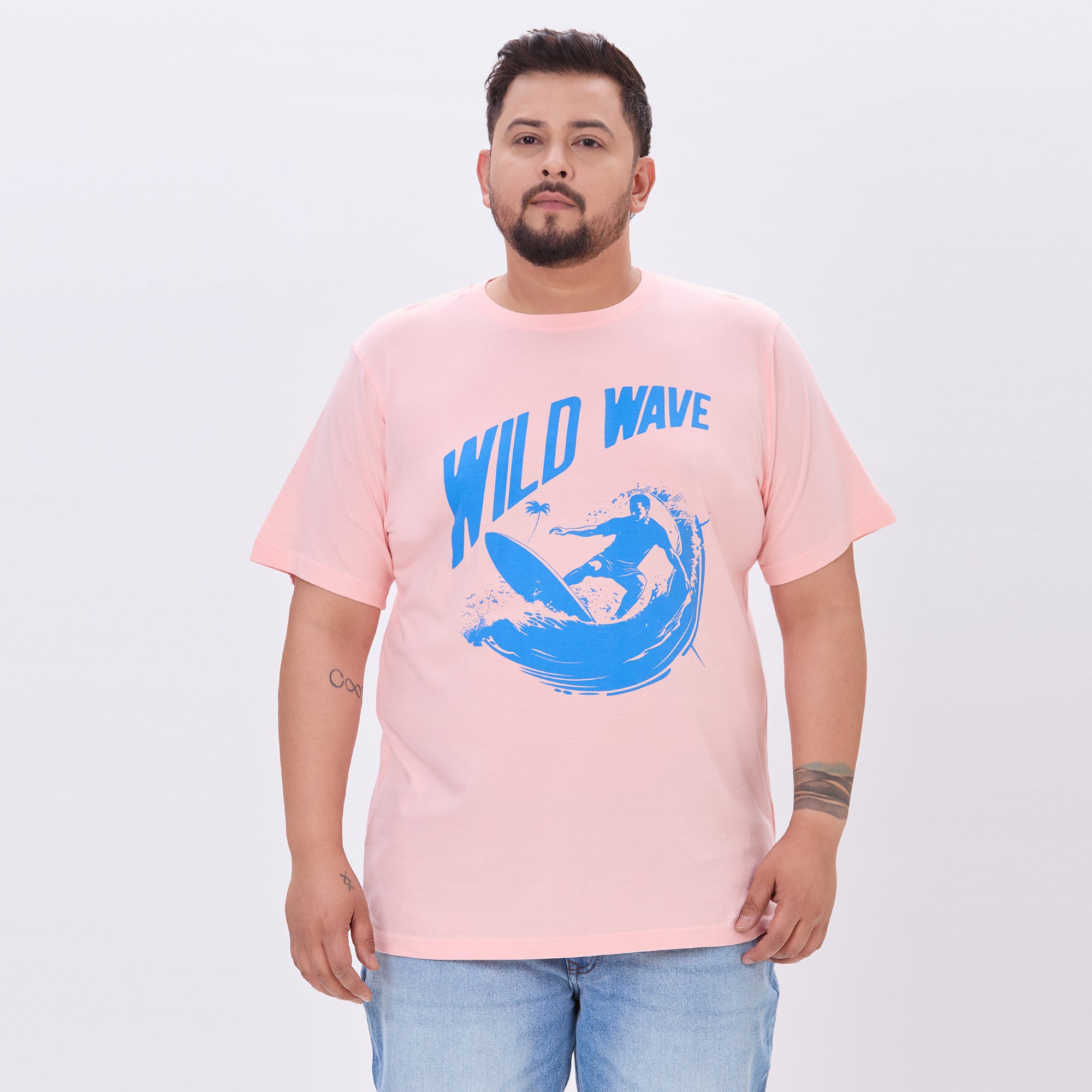 Plus Size Graphic T-shirt | 4XL - 10XL | Pink