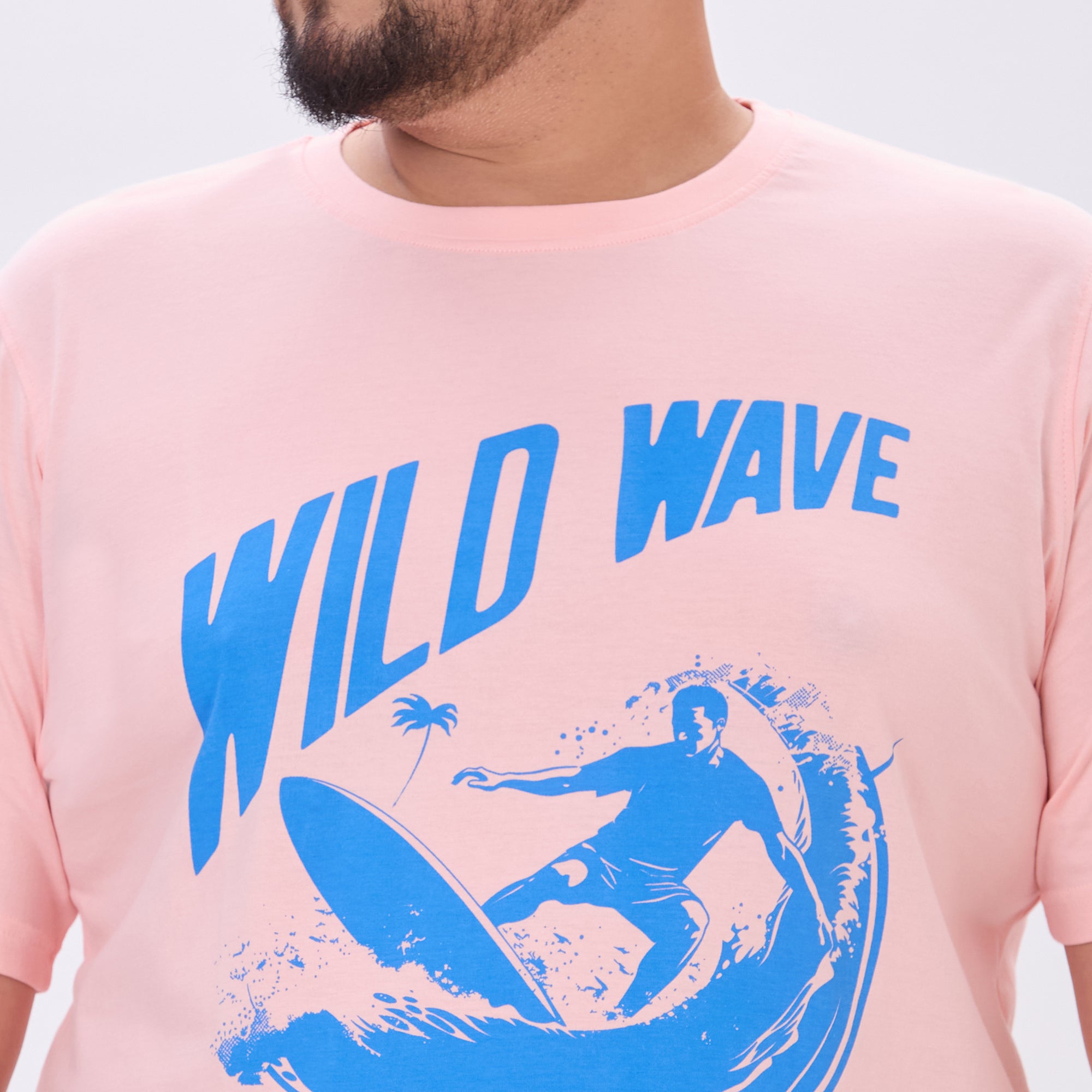 Plus Size Graphic T-shirt | 4XL - 10XL | Pink