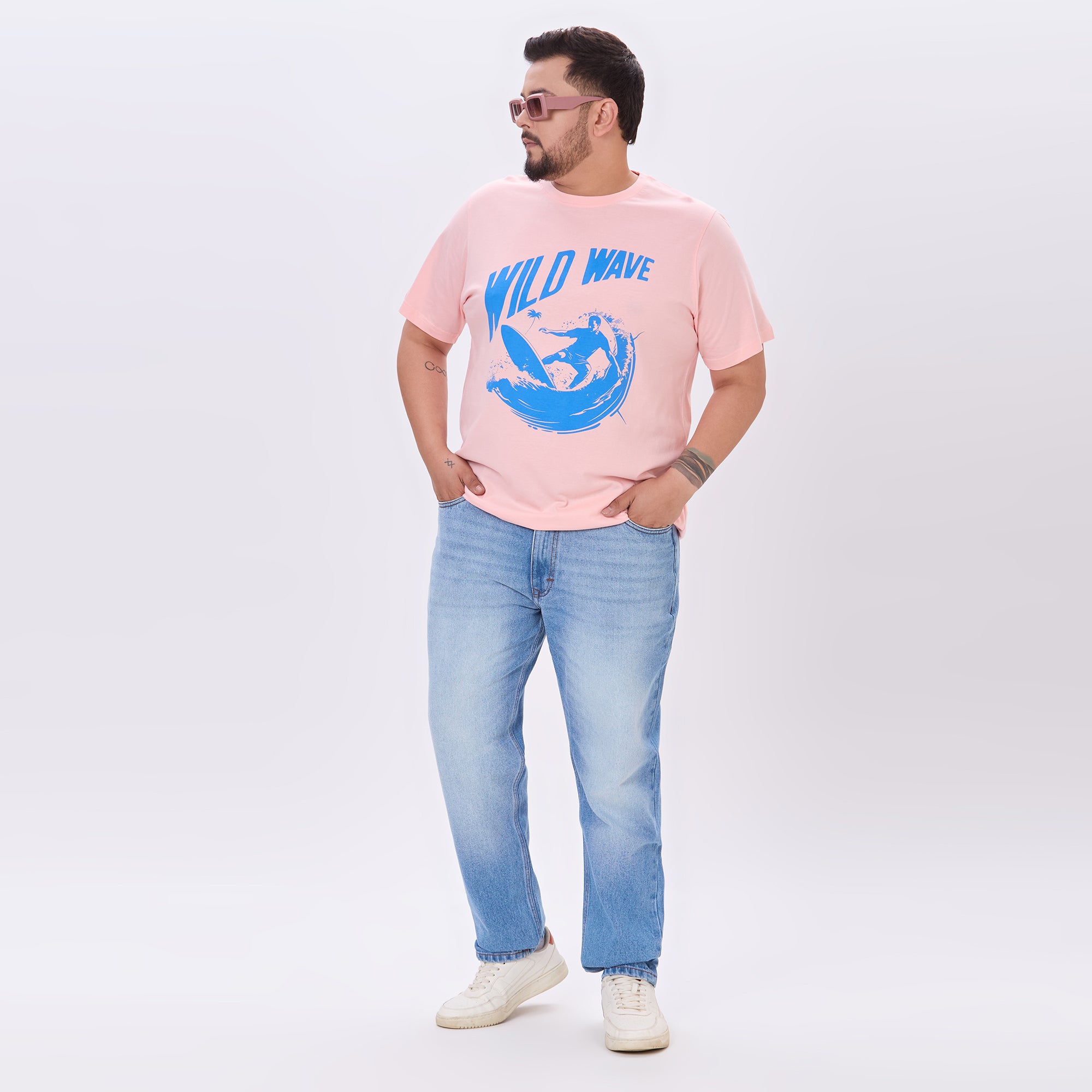 Plus Size Graphic T-shirt | 4XL - 10XL | Pink