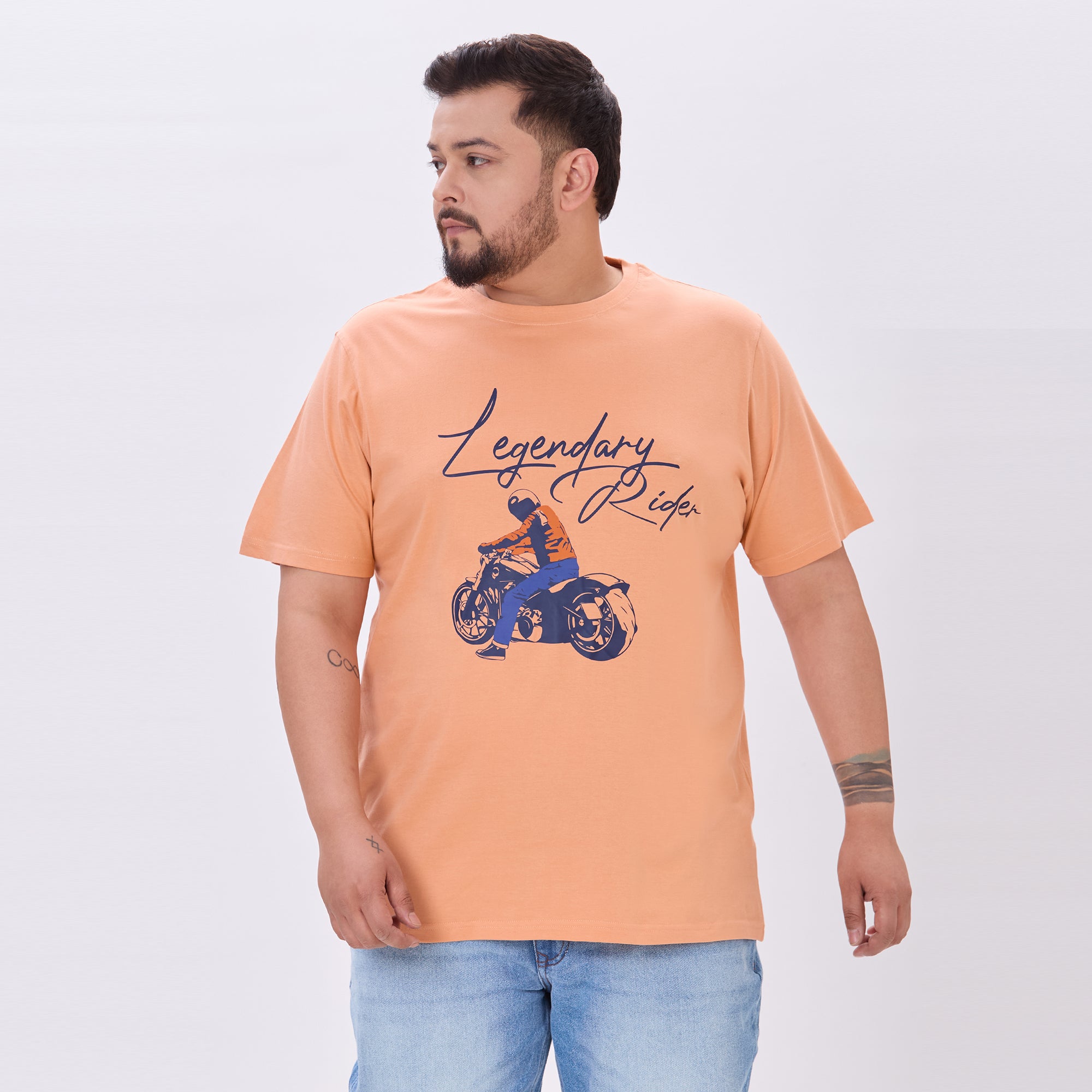 Plus Size Graphic T-shirt | 4XL - 10XL | Coral
