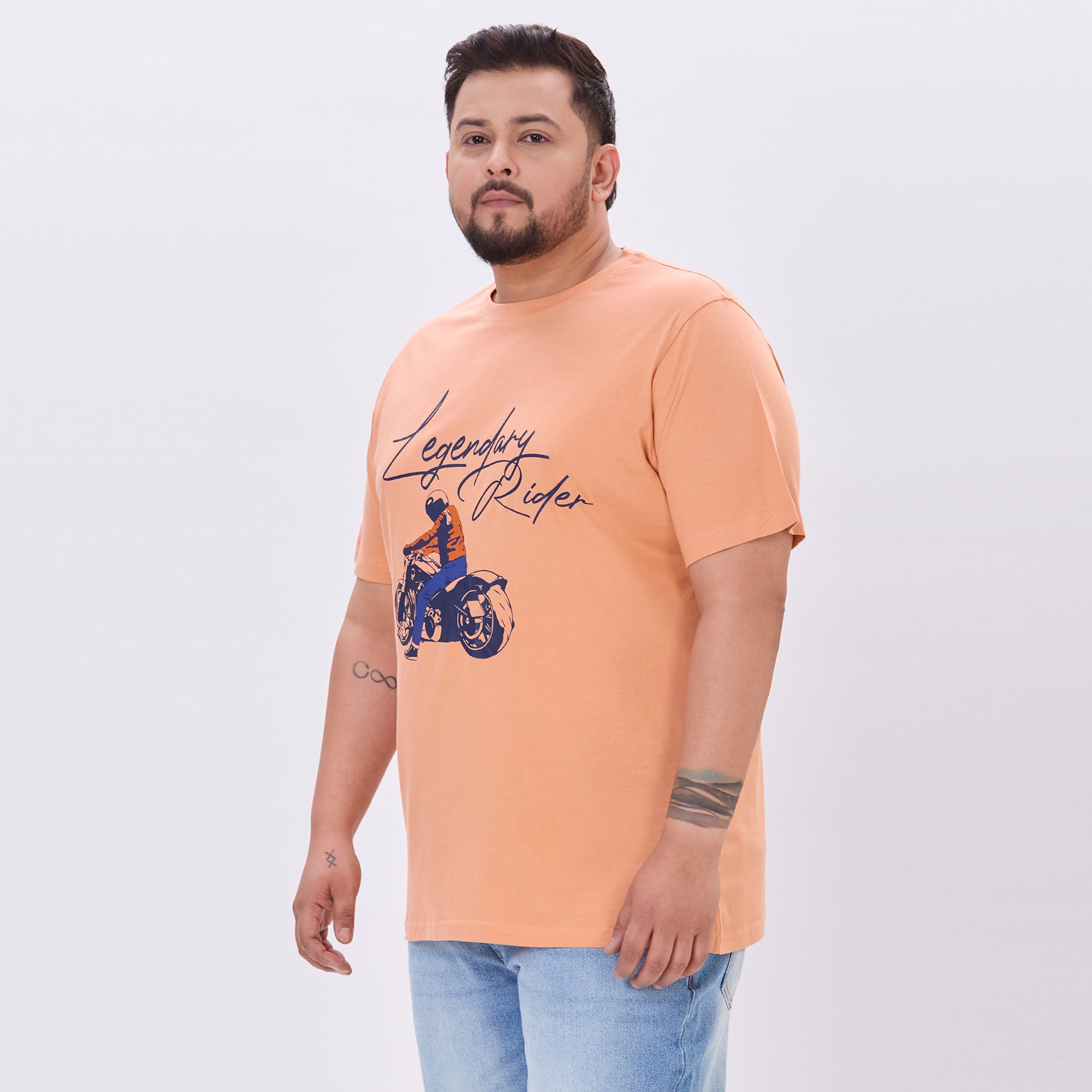 Plus Size Graphic T-shirt | 4XL - 10XL | Coral