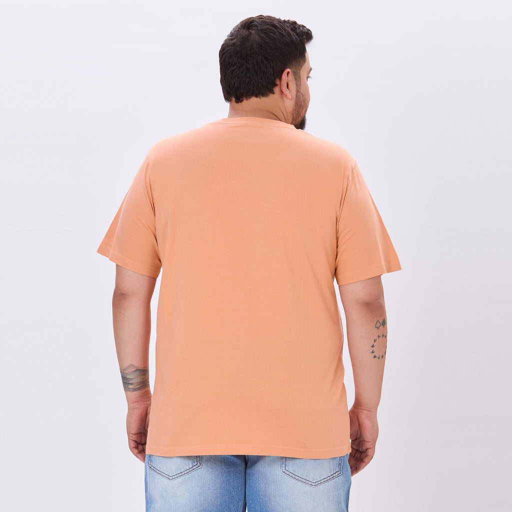 Plus Size Graphic T-shirt | 4XL - 10XL | Coral