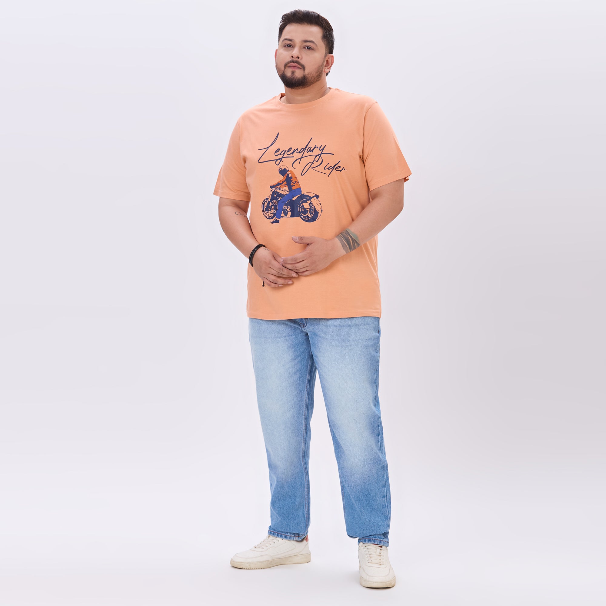 Plus Size Graphic T-shirt | 4XL - 10XL | Coral