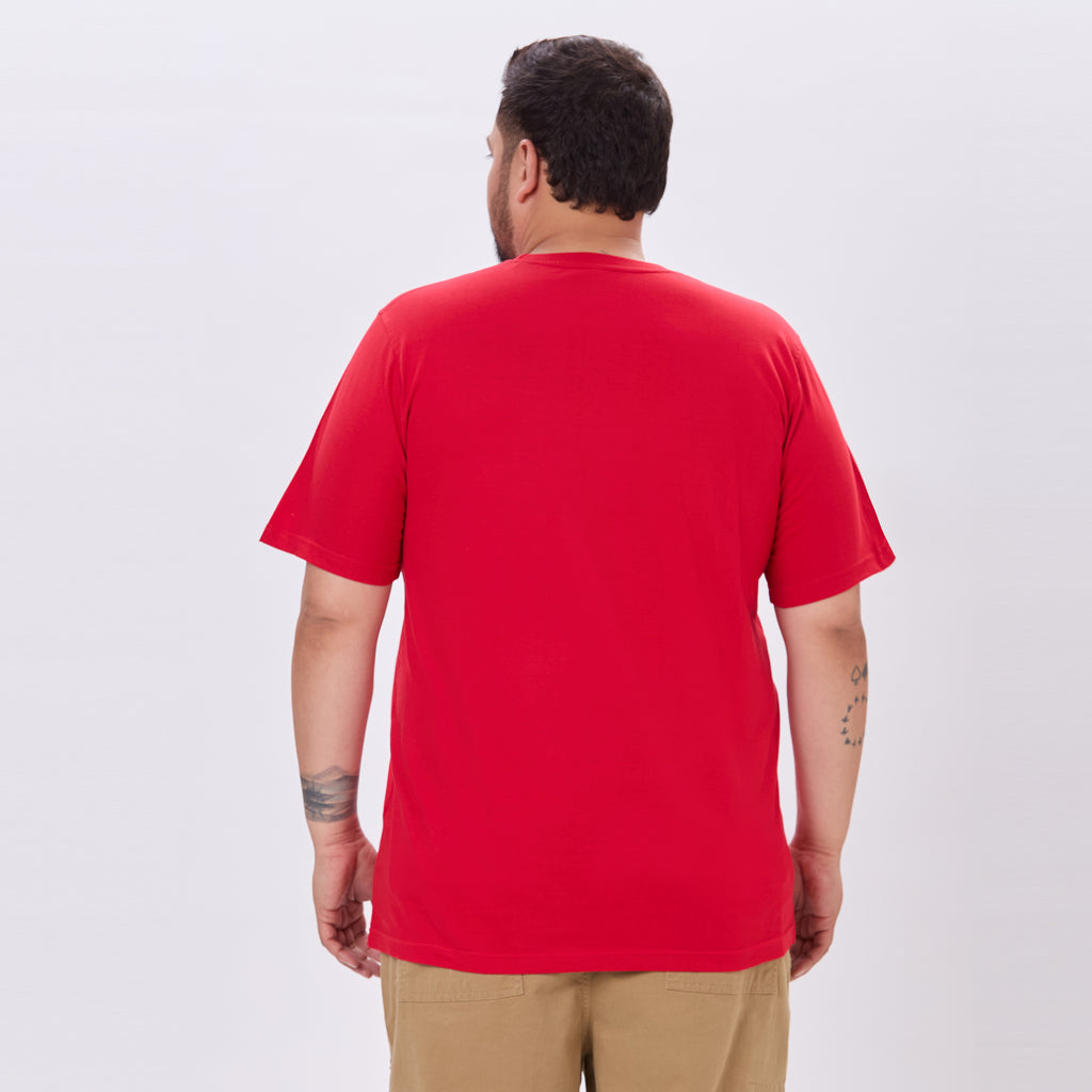 Plus Size Graphic T-shirt | 4XL - 10XL | Red