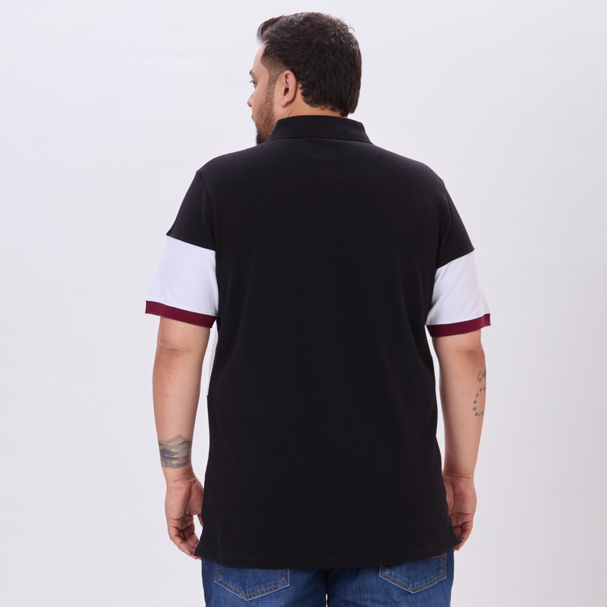 Plus Size Polo T-Shirt | 4XL-10XL | 100% Cotton | Multicolour