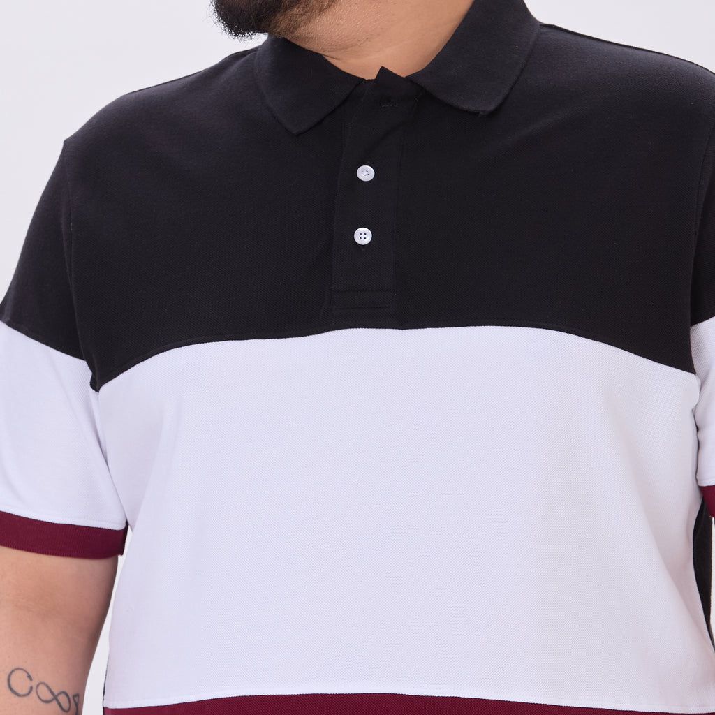 Plus Size Polo T-Shirt | 4XL-10XL | 100% Cotton | Multicolour