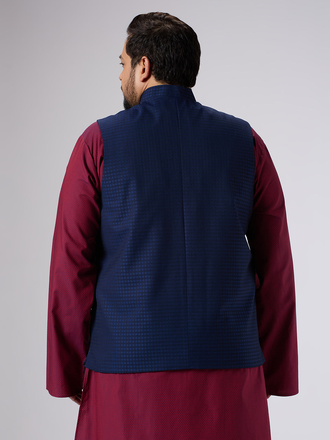 Plus Size Waist Coat | 4XL - 10XL | Blue