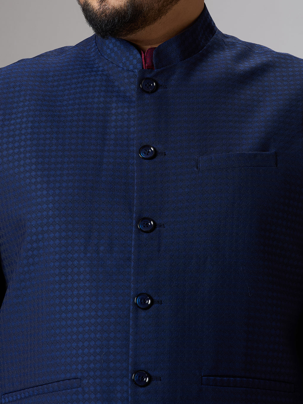 Plus Size Waist Coat | 4XL - 10XL | Blue