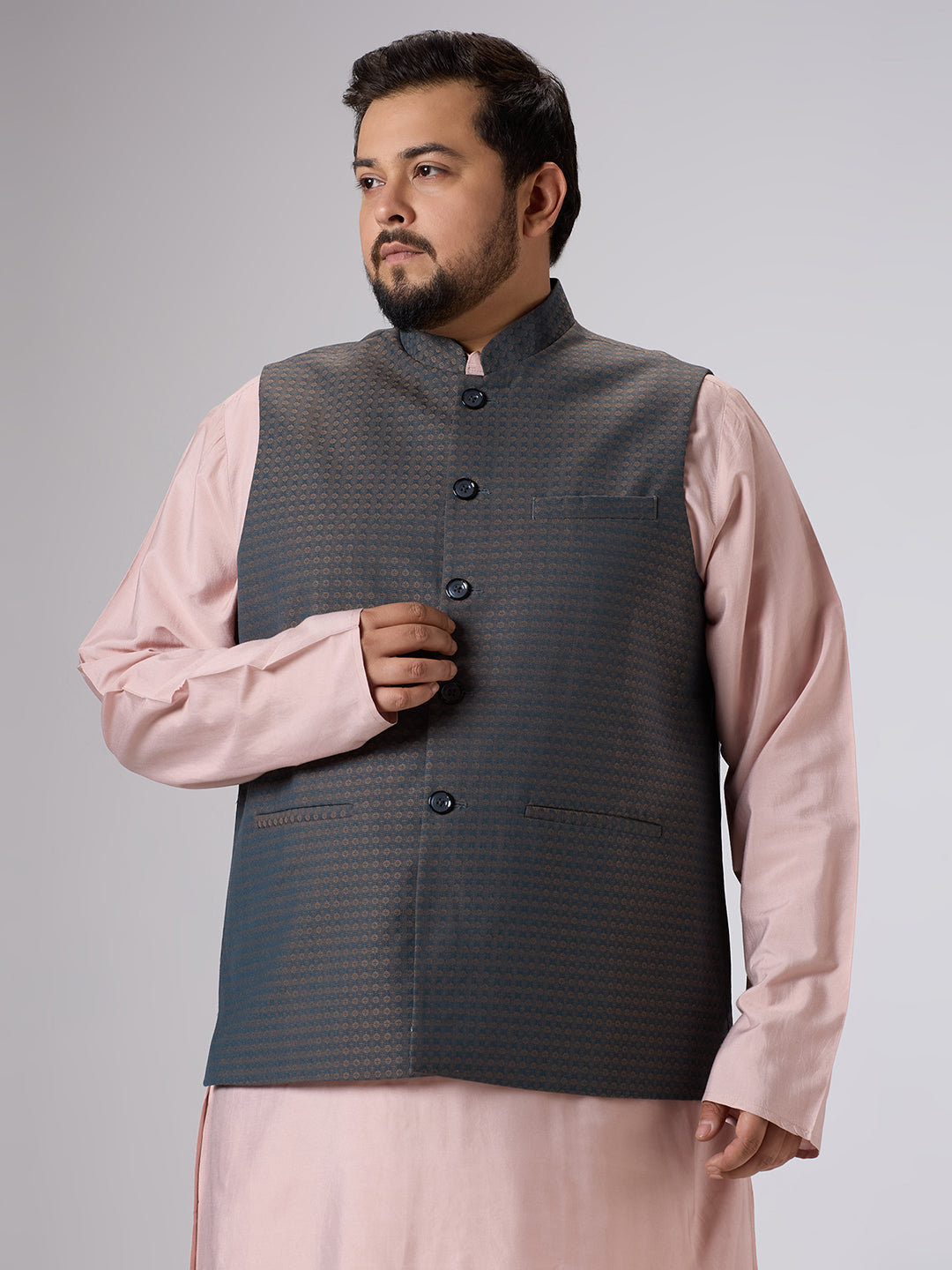 Plus Size  Waist Coat | 4XL - 10XL | Green