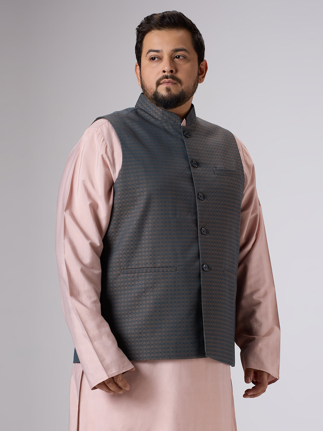 Plus Size  Waist Coat | 4XL - 10XL | Green