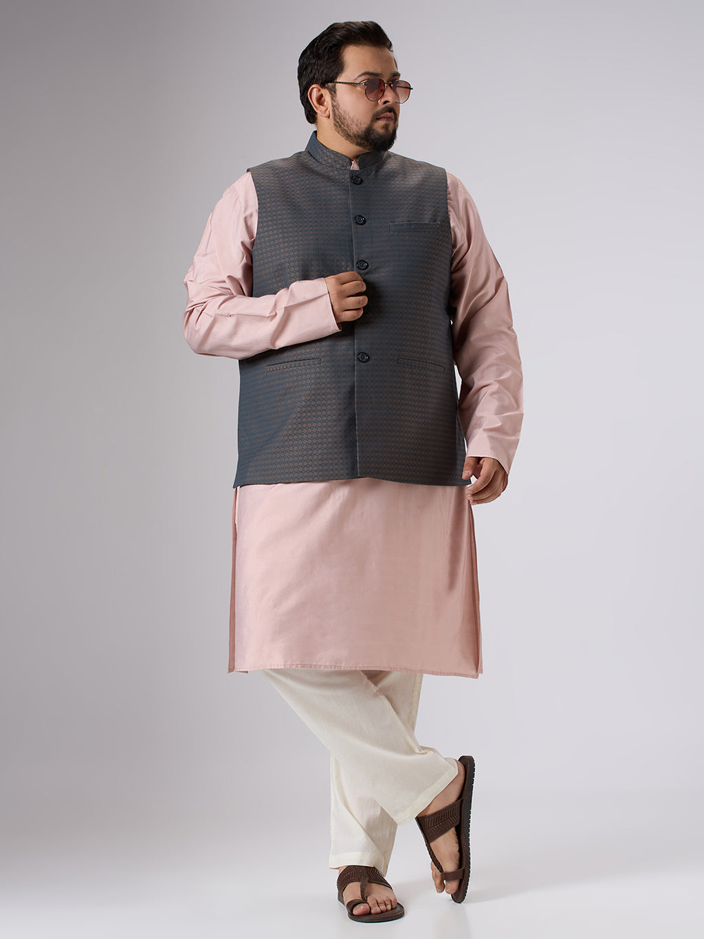 Plus Size  Waist Coat | 4XL - 10XL | Green