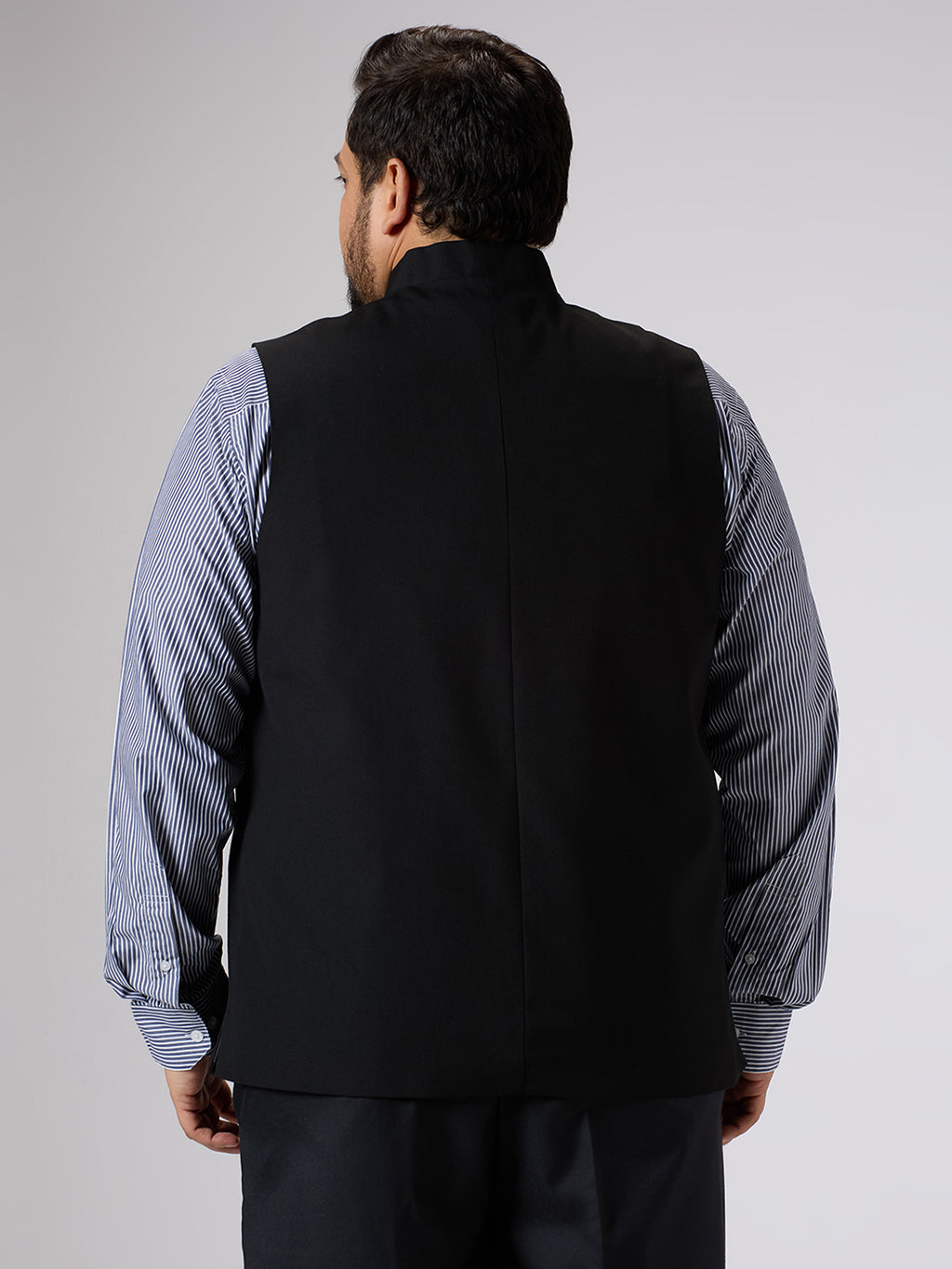 Plus Size Waist Coat | 4XL - 10XL | Black