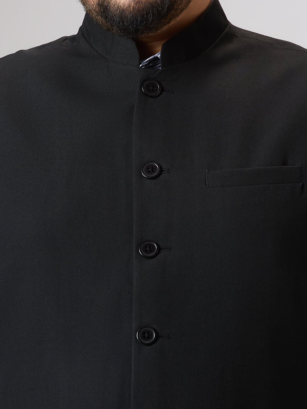 Plus Size Waist Coat | 4XL - 10XL | Black