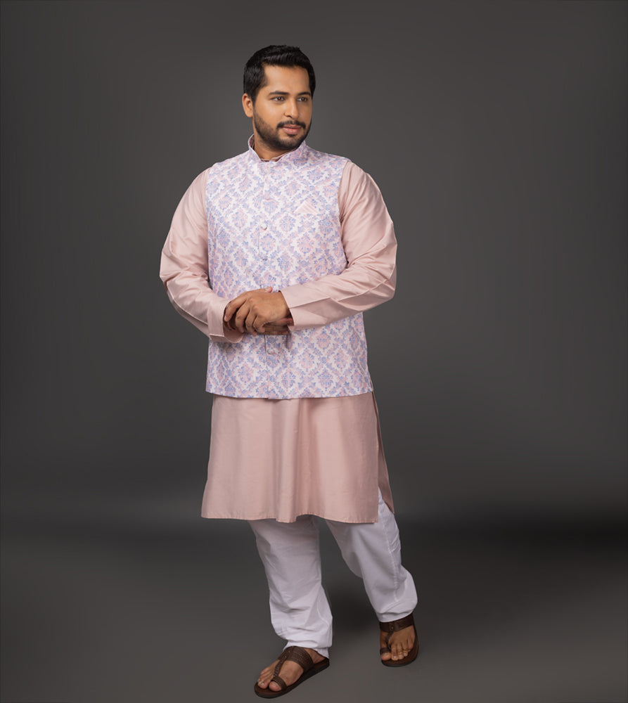 Plus Size Waist Coat | 4XL - 9XL | Maroon